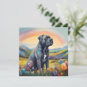 Cane Corso Rainbow Bridge Custom Dog Name (Stehend Vorderseite)