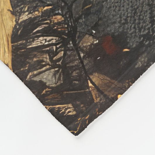 Cane Corso Riding Motorrad Halloween Beängstigend Fleecedecke (Ecke)