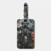 Cane Corso Riding Motorrad Halloween Beängstigend Gepäckanhänger (Rückseite vertikal)
