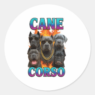 Cane Corso Runder Aufkleber