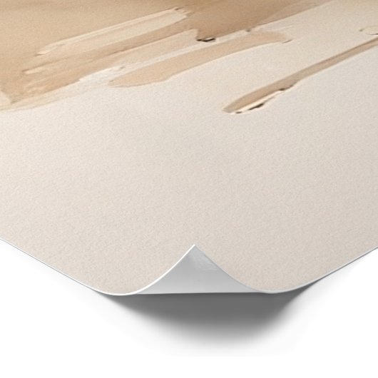 Cane Corso Running Ink Zeichnend Poster (Ecke)