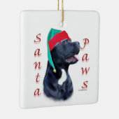 Cane Corso Santa Paws Keramikornament (Rechts)