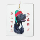 Cane Corso Santa Paws Keramikornament (Links)