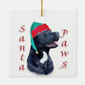 Cane Corso Santa Paws Keramikornament (Rückseite)