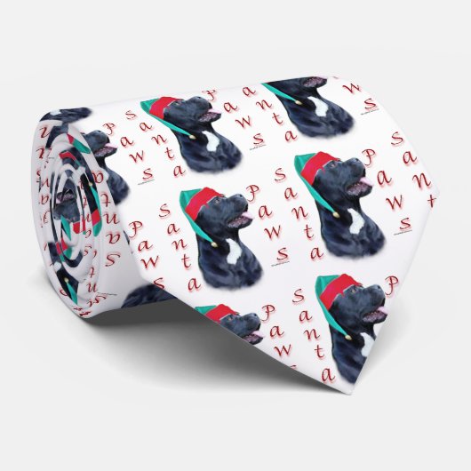 Cane Corso Santa Paws Krawatte (Gerollt)