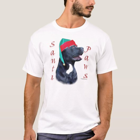 Cane Corso Santa Paws T-Shirt (Vorderseite)