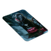 Cane Corso Snowy Sleigh Weihnachtsdekor Magnet (Rechte Seite)