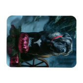Cane Corso Snowy Sleigh Weihnachtsdekor Magnet (Horizontal)
