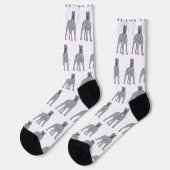 Cane Corso Socken (Linkes Detail)