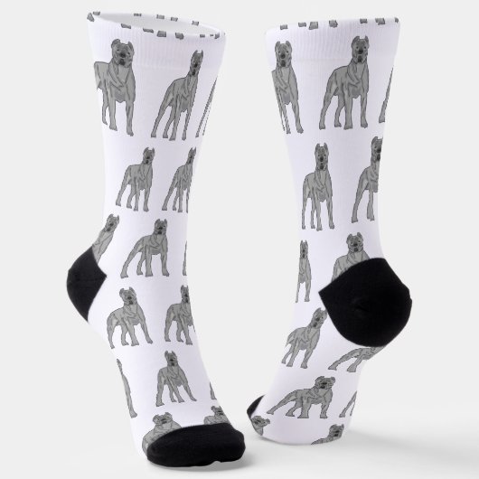 Cane Corso Socken (Gewinkelt)