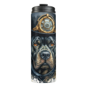 Cane Corso Steampunk-Hund Thermosbecher