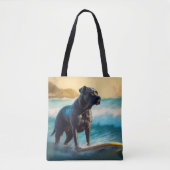 Cane Corso Strand Surfen Malerei Tasche (Vorderseite)