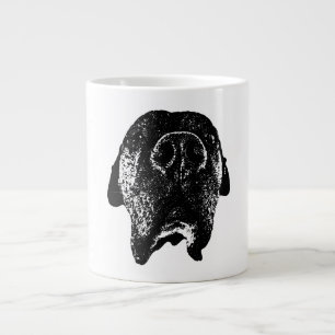 Cane Corso Tinte-Hund-Kunst Kopfporträt-Tasse Jumbo-Tasse