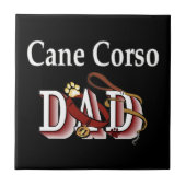 Cane Corso Vater Fliese (Vorderseite)