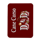 Cane Corso Vater Magnet (Vertikal)