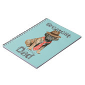Cane Corso Vater Notebook Notizblock (Linke Seite)