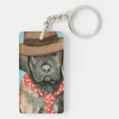 Cane Corso Vater Schlüsselanhänger (Rückseite)