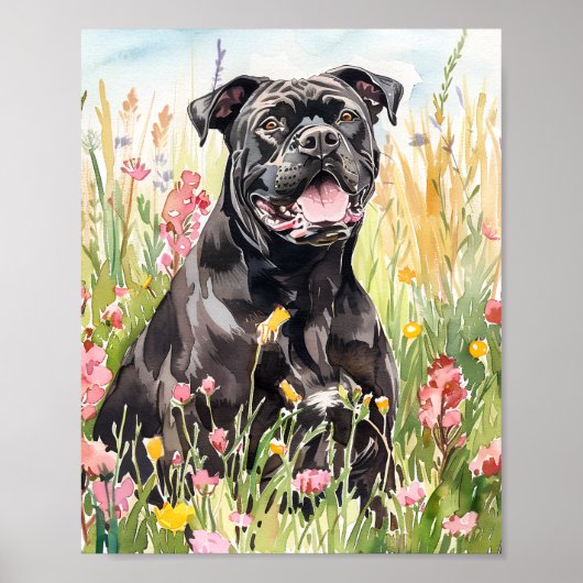 Cane Corso Wall Art Dog Print Poster Dekoration (Vorne)