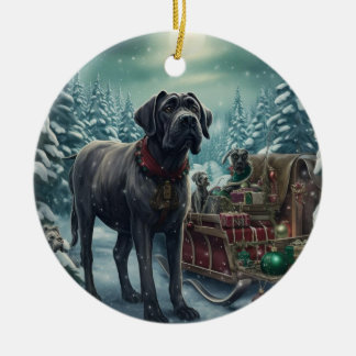 Cane Corso Weihnachten, Hundeschenk, Hundeliebhabe Keramik Ornament