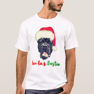 Cane Corso Weihnachten Santa's Bestie Familien-Pyj T-Shirt