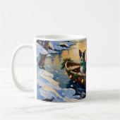 Cane Corso Weihnachtsboot Urlaub Kaffeetasse (Links)