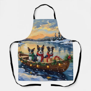 Cane Corso Weihnachtsboot Urlaub Schürze