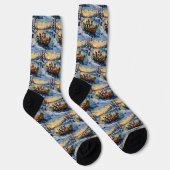 Cane Corso Weihnachtsboot Urlaub Socken (Rechts)