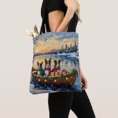 Cane Corso Weihnachtsboot Urlaub Tasche (Von Nahem)