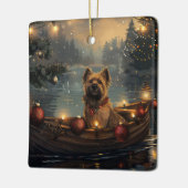 Cane Corso Weihnachtsfeiertage Keramikornament (Links)