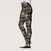 Cane Corso Weihnachtsfeiertage Leggings (Links)
