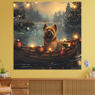 Cane Corso Weihnachtsfeiertage Leinwanddruck