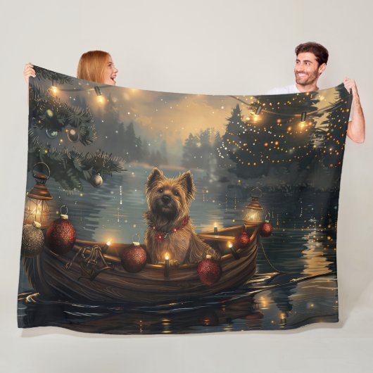 Cane Corso Weihnachtsfest Reise Fleecedecke (Beispiel)