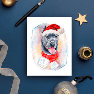 Cane Corso Weihnachtsgeschenke für Hunde Liebhaber Feiertagspostkarte