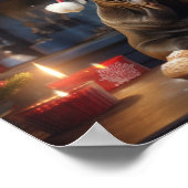 Cane Corso Weihnachtskekse Feiertag Poster (Ecke)