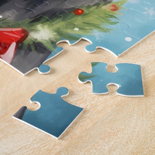 Cane Corso Weihnachtsmalerei Puzzle (Seite)