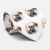 Cane Corso Weihnachtsmann Festliche Jungfrau Krawatte (Gerollt)