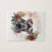 Cane Corso Weihnachtsmann Festliche Jungfrau Puzzle (Horizontal)
