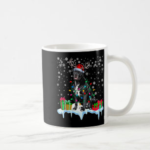 Cane Corso Weihnachtsmannmütze Rentier Pyjama Hund Kaffeetasse