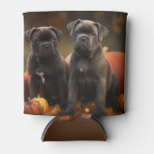 Cane Corso Welpe Autumn Delight Pumpkin Dosenkühler (Vorderseite)