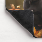 Cane Corso Welpe Autumn Delight Pumpkin Mousepad (Ecke)