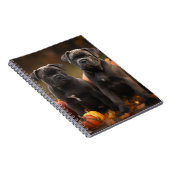 Cane Corso Welpe Autumn Delight Pumpkin Notizblock (Rechte Seite)