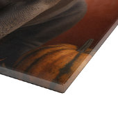 Cane Corso Welpe Autumn Delight Pumpkin Schneidebrett (Ecke)