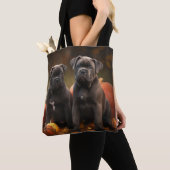 Cane Corso Welpe Autumn Delight Pumpkin Tasche (Von Nahem)