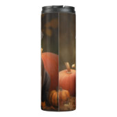 Cane Corso Welpe Autumn Delight Pumpkin Thermosbecher (Rückseite)