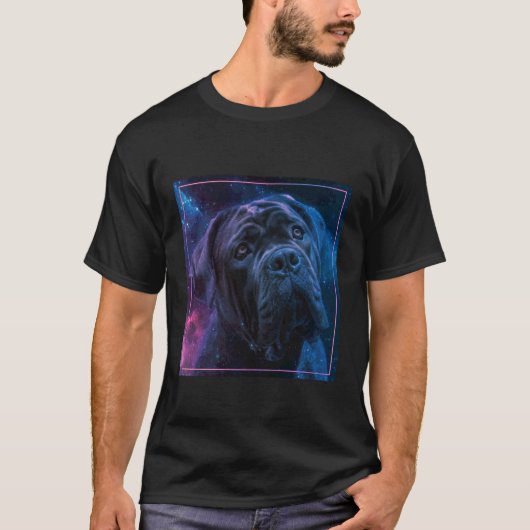 Cane Corso Weltraum T-Shirt (Vorderseite)