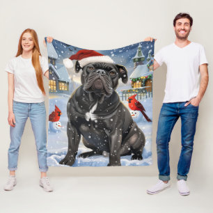 Cane Corso Winter Wonderland Christmas Joy Fleecedecke
