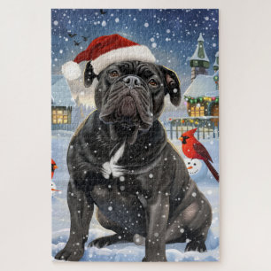Cane Corso Winter Wonderland Christmas Joy Puzzle