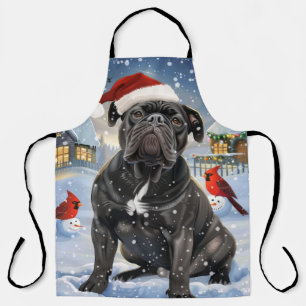 Cane Corso Winter Wonderland Christmas Joy Schürze