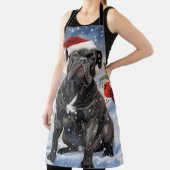 Cane Corso Winter Wonderland Christmas Joy Schürze (InSitu)