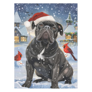 Cane Corso Winter Wonderland Christmas Joy Tischdecke